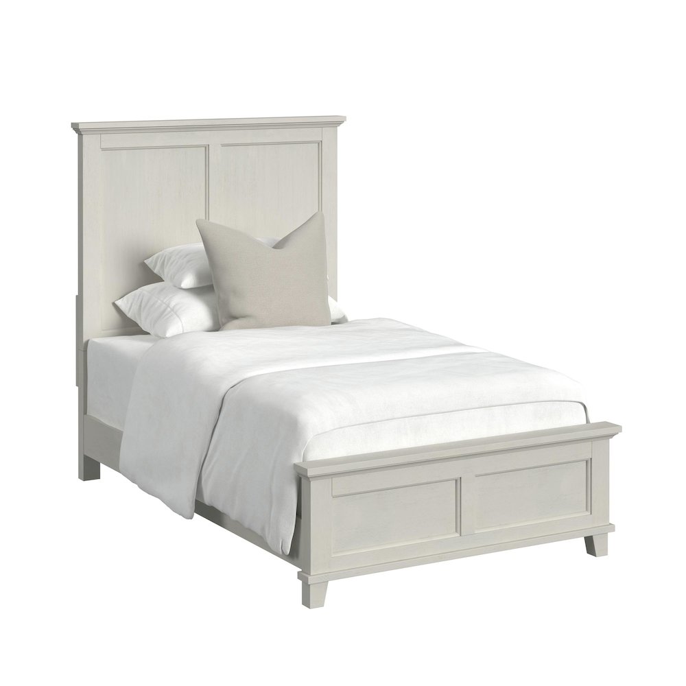 Canterbury Twin Panel 3PC Bedroom Set in Ivory. Picture 2