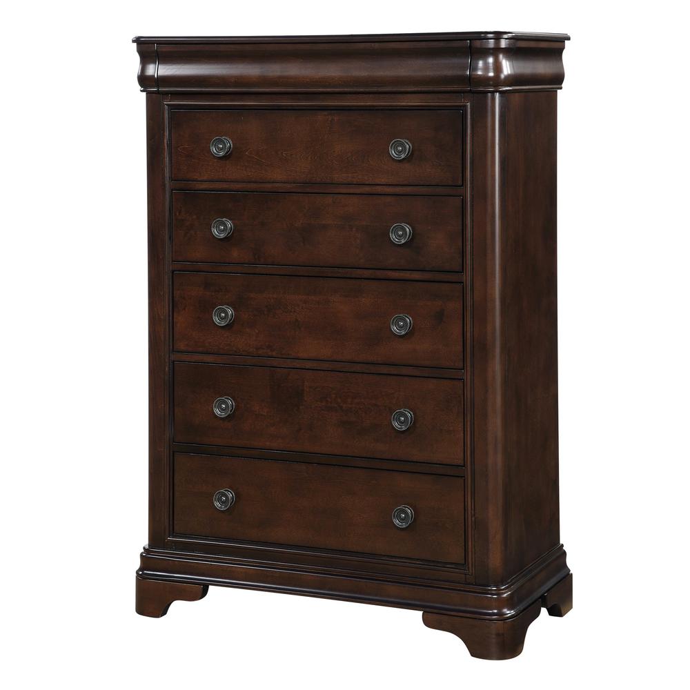 Conley Cherry Queen Sleigh Bed. Picture 51