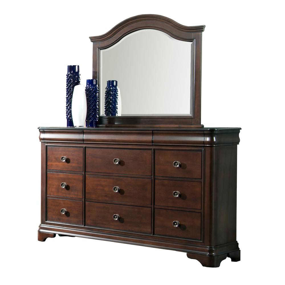 Conley Cherry Queen Sleigh Bed. Picture 73