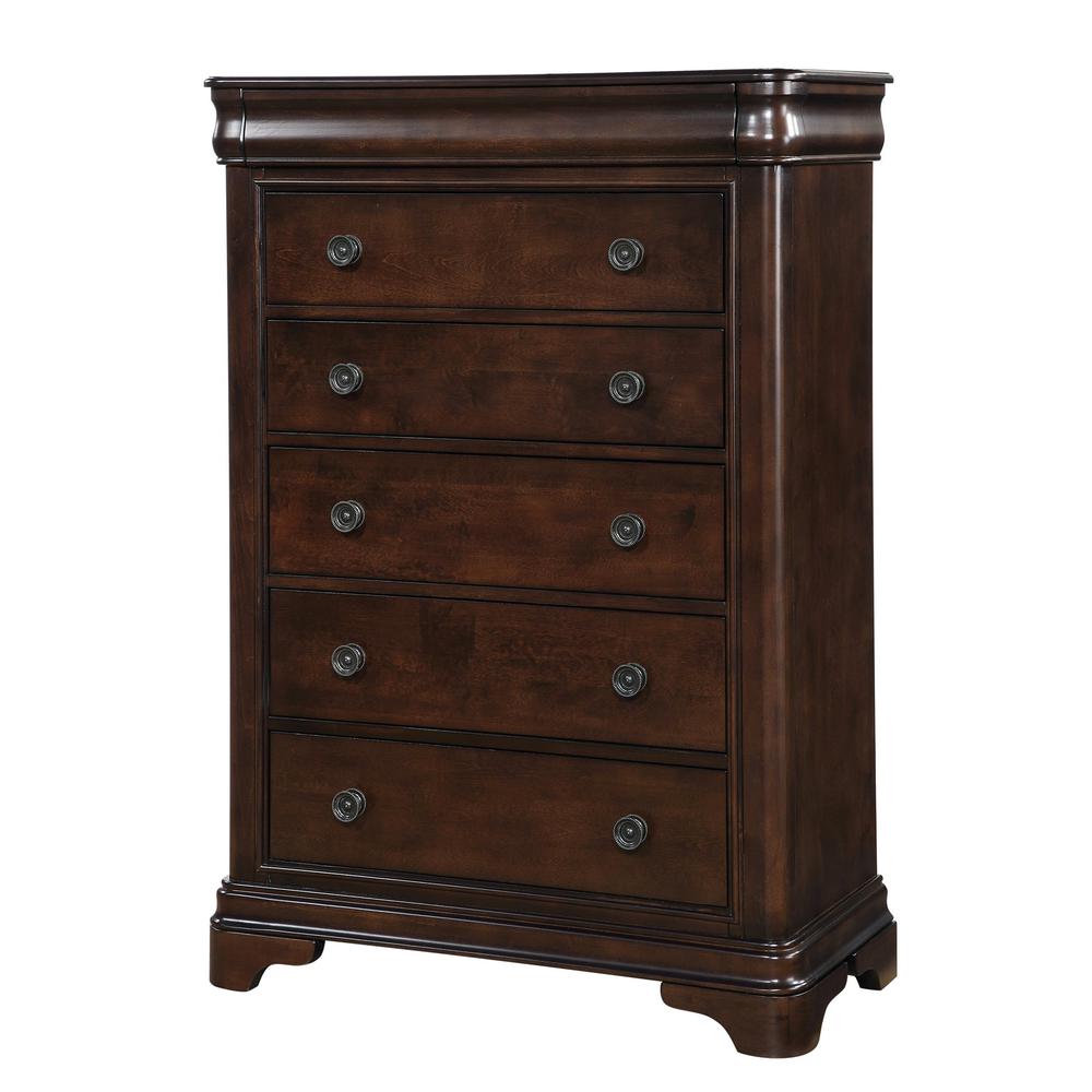 Conley Cherry Queen Sleigh Bed. Picture 76