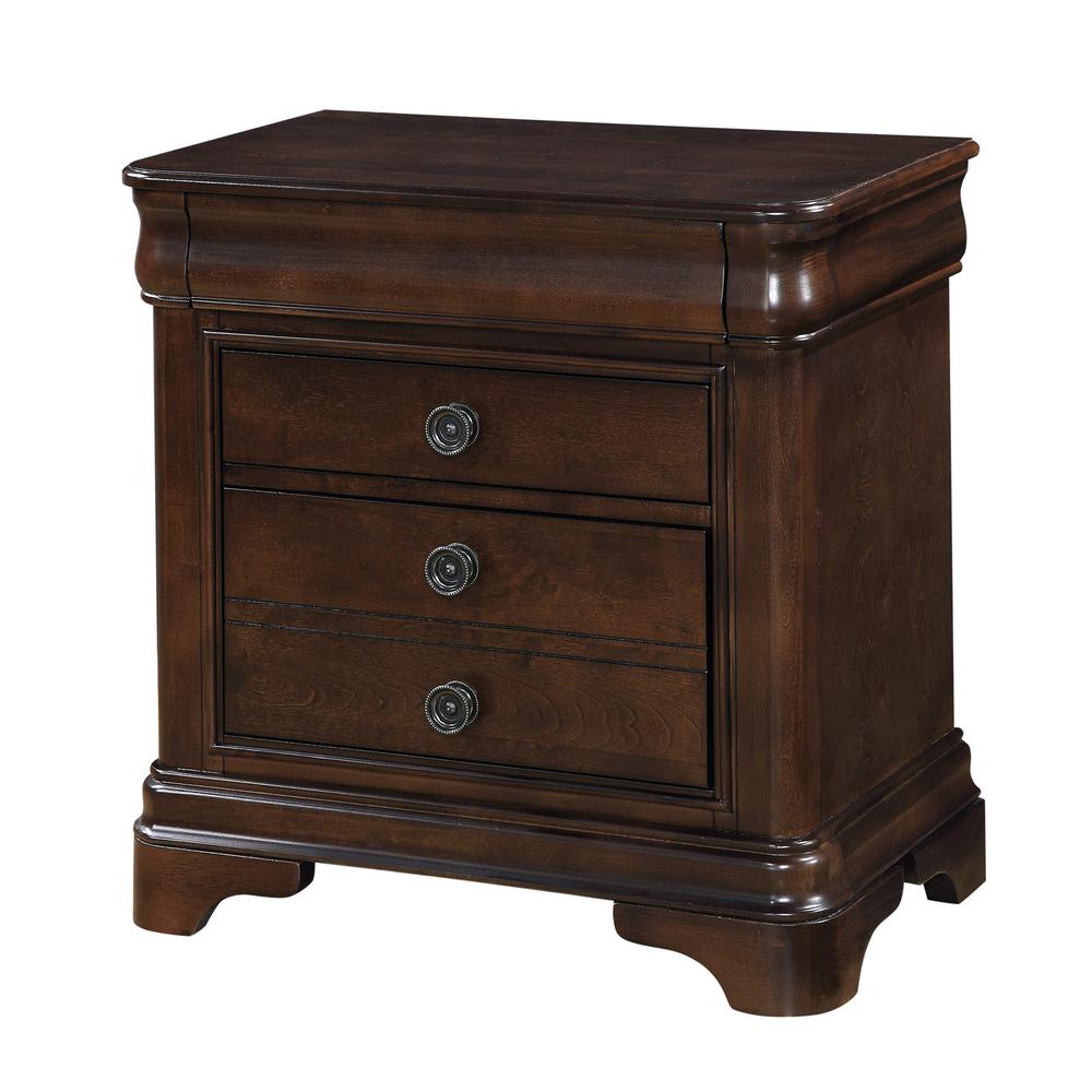 Conley Cherry Queen Sleigh Bed. Picture 77