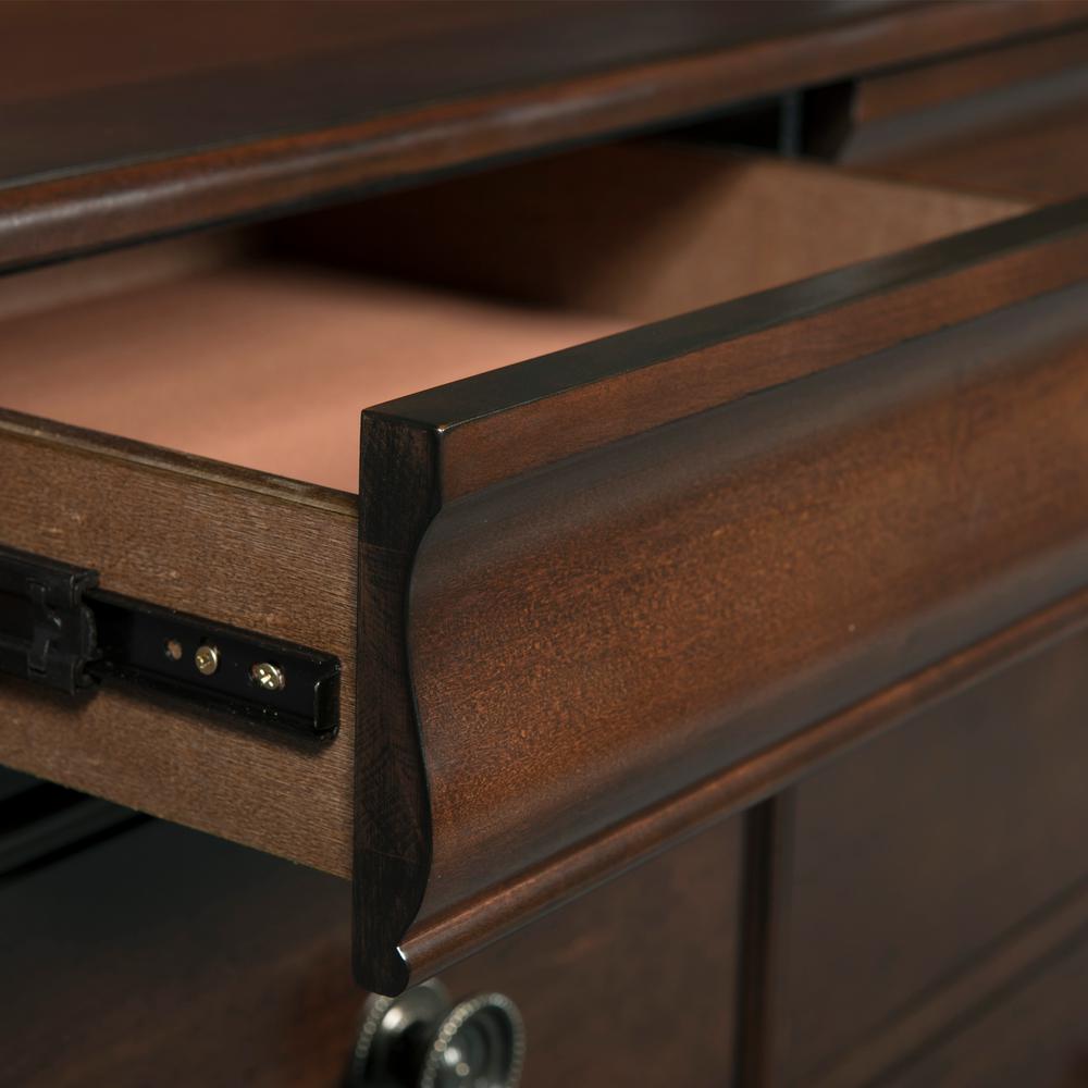 Conley Cherry Queen Sleigh Bed. Picture 86
