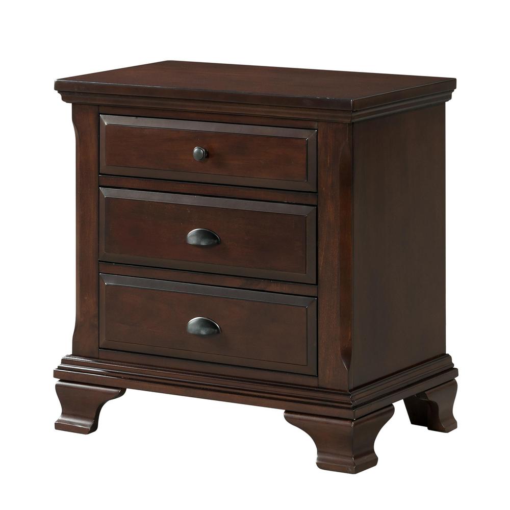 Brinley Cherry Queen Storage Bed. Picture 47