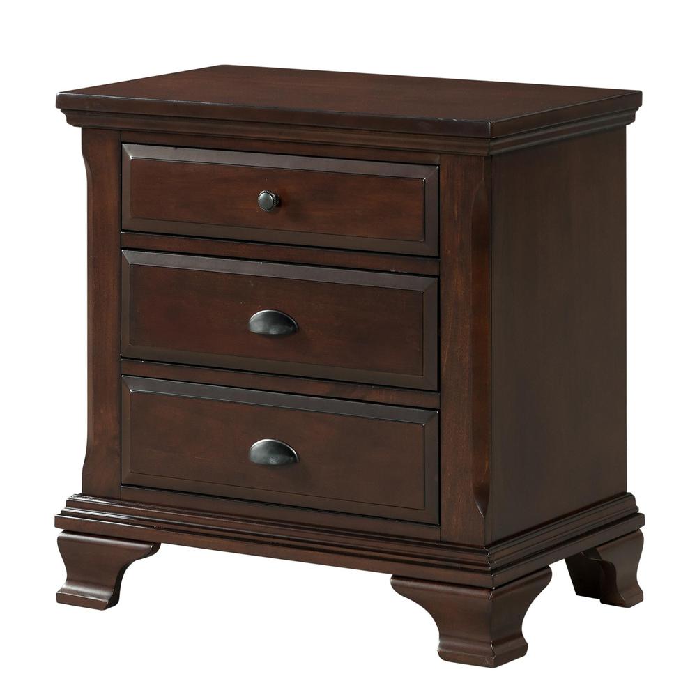 Brinley Cherry Queen Storage Bed. Picture 56