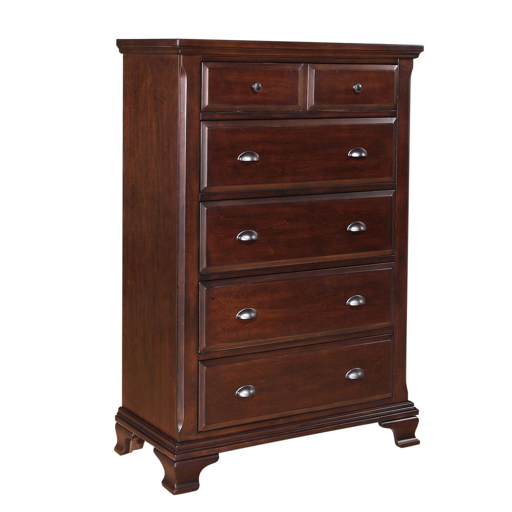 Brinley Cherry Queen Storage Bed. Picture 67