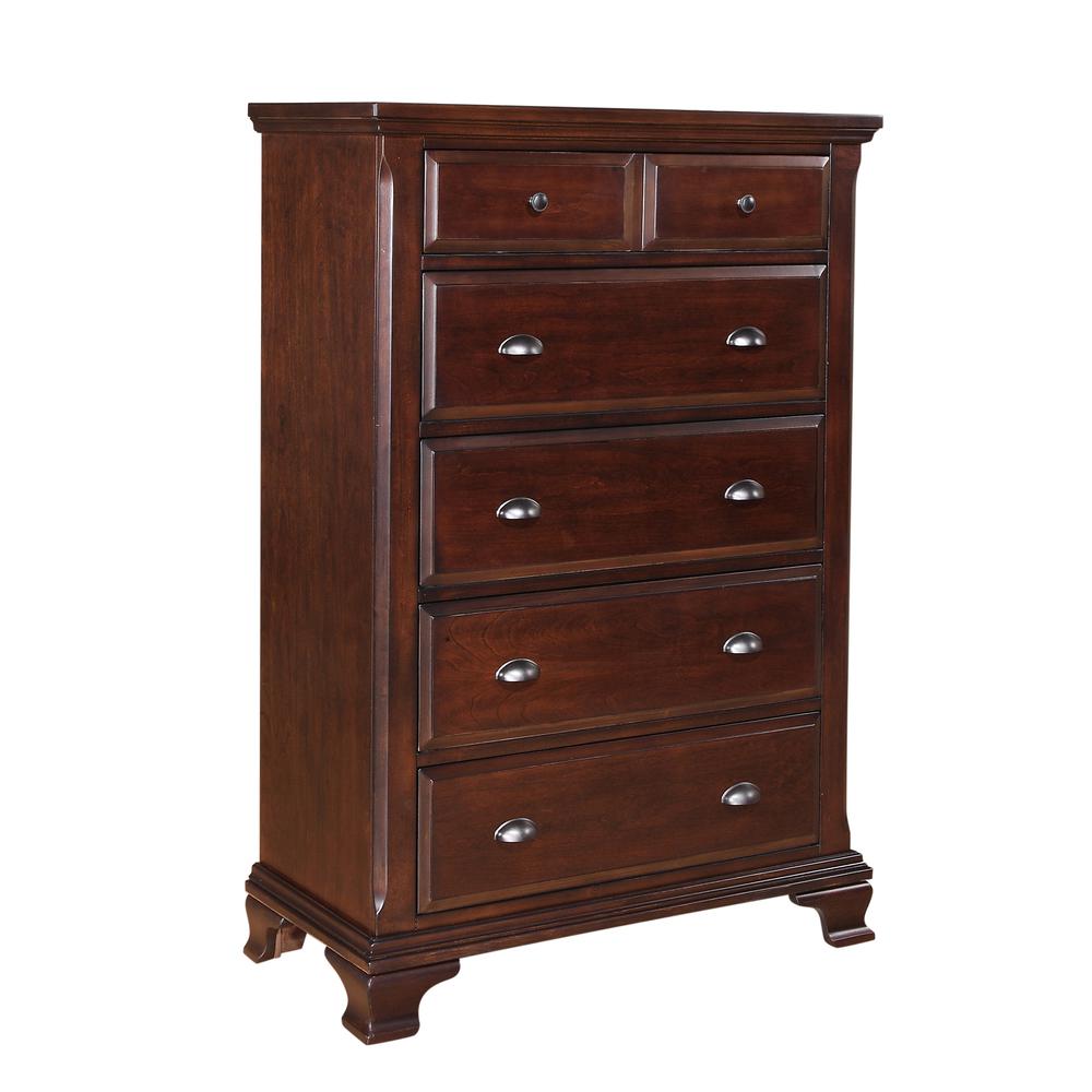 Brinley Cherry Queen Storage Bed. Picture 78