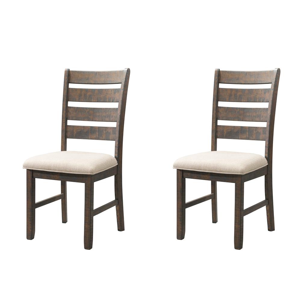Dex 7PC Dining Set- Table, 6 Ladder Side Chairs. Picture 13