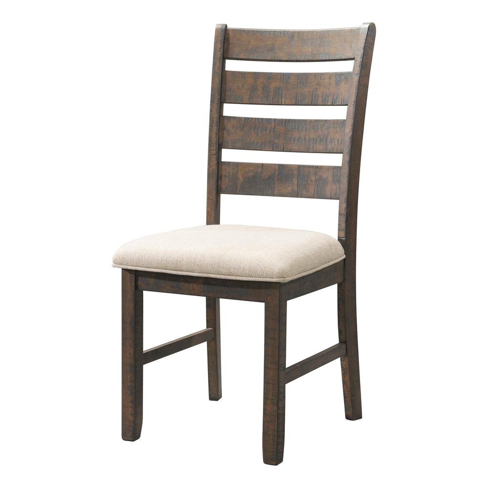 Dex 6PC Dining Set- Table, 4 Ladder Side Chairs & Bench. Picture 19