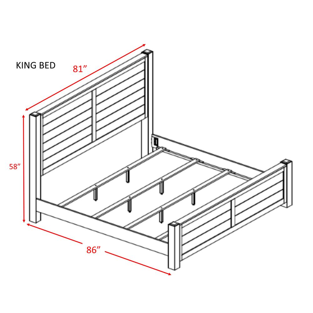 Danner King Panel Bed. Picture 60