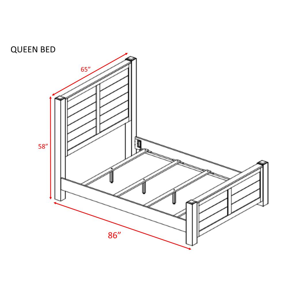 Danner Queen Panel Bed. Picture 56