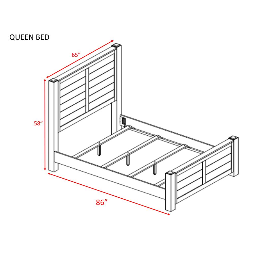 Danner Queen Panel Bed. Picture 66