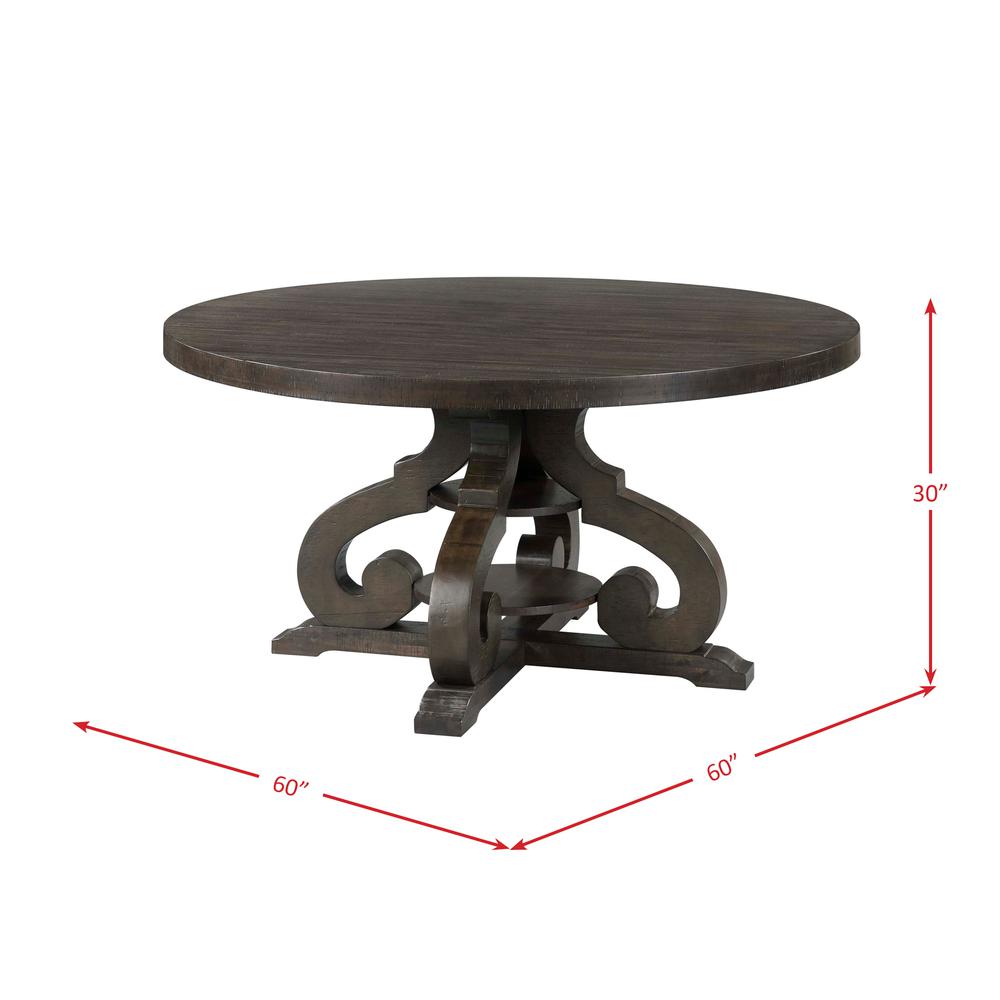 Stanford Round 5PC Dining Set-Round Table & 4 Chairs. Picture 17