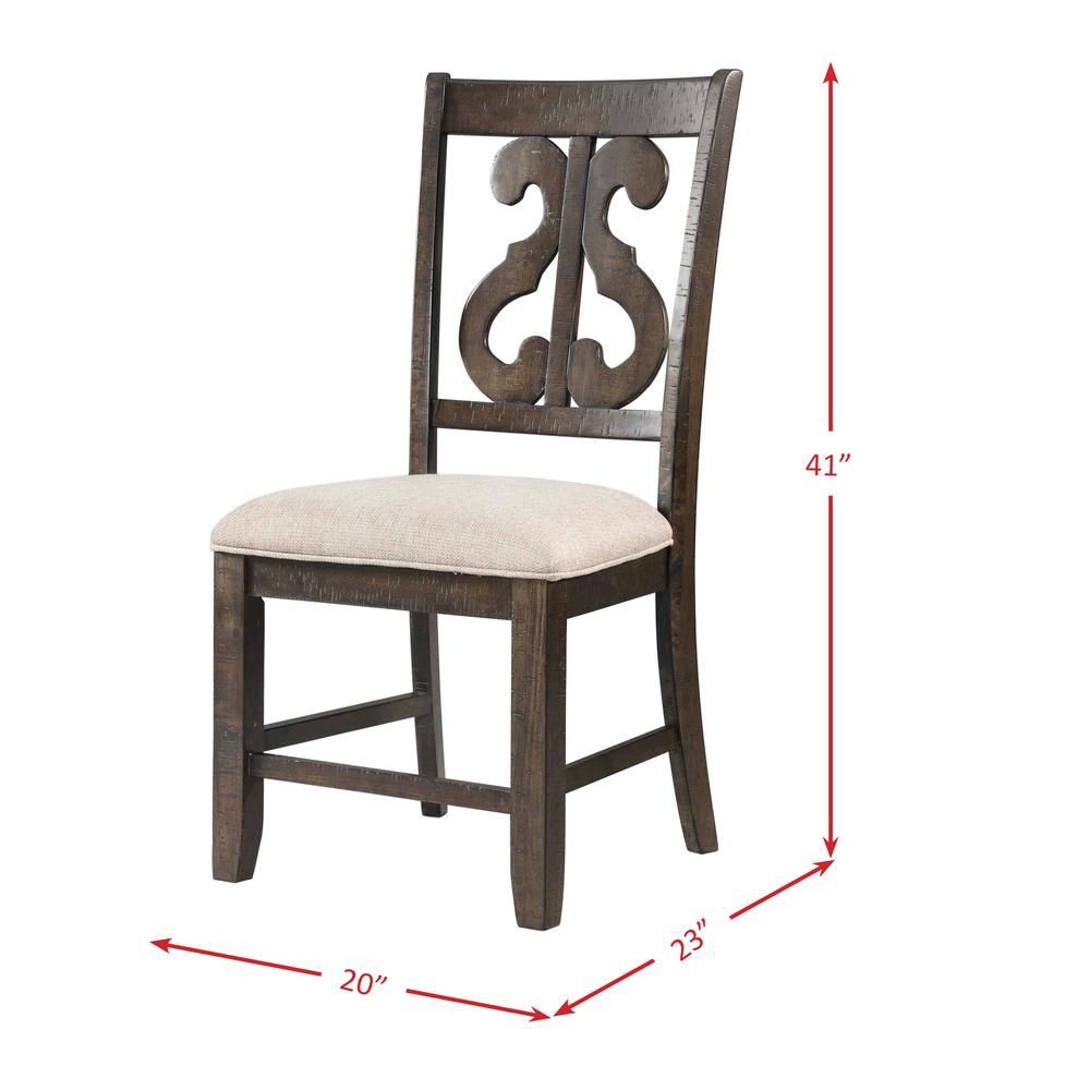 Stanford Round 5PC Dining Set-Round Table & 4 Chairs. Picture 18