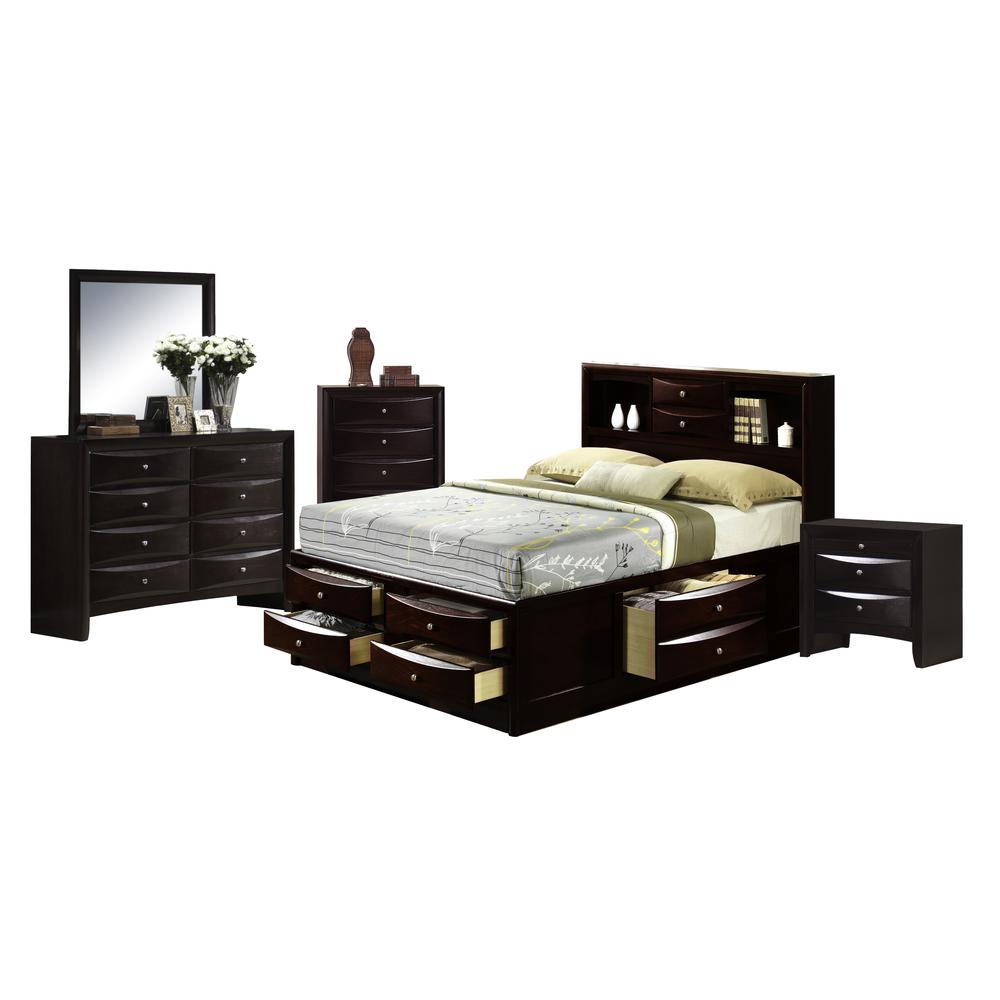 Madison King Storage 5PC Bedroom Set. Picture 12