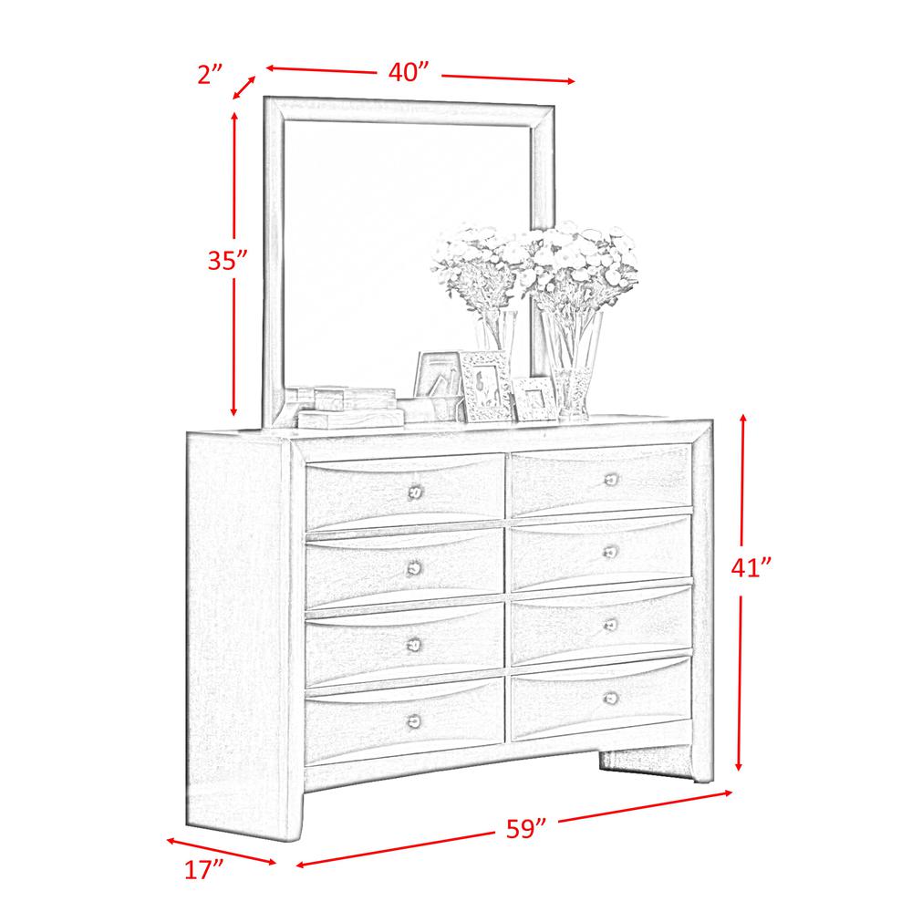 Madison King Storage 5PC Bedroom Set. Picture 22