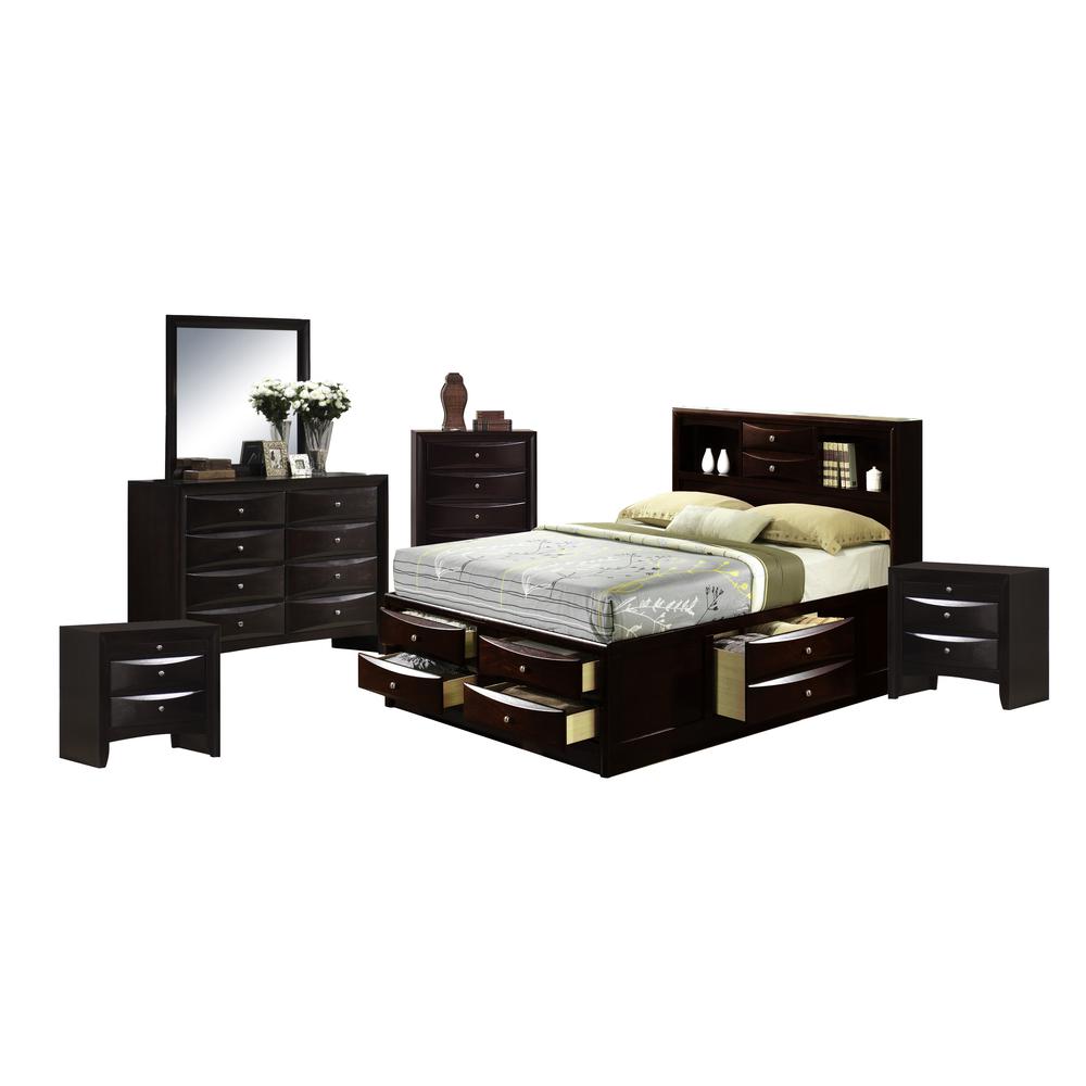 Madison Queen Storage 6PC Bedroom Set. Picture 12