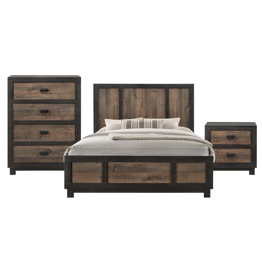 Harrison Full Panel 3PC Bedroom Set. Picture 1