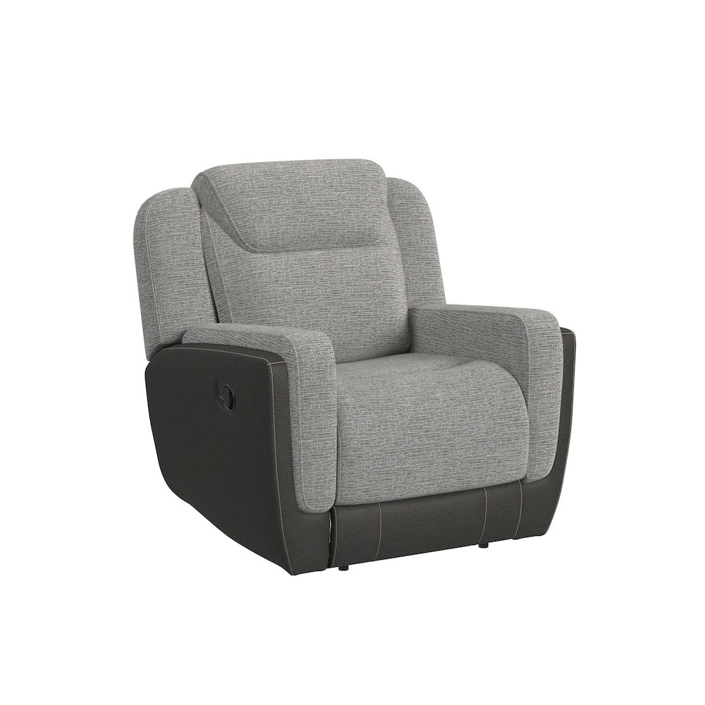 Viper Glider Motion Recliner in Rancho Grey. Picture 1