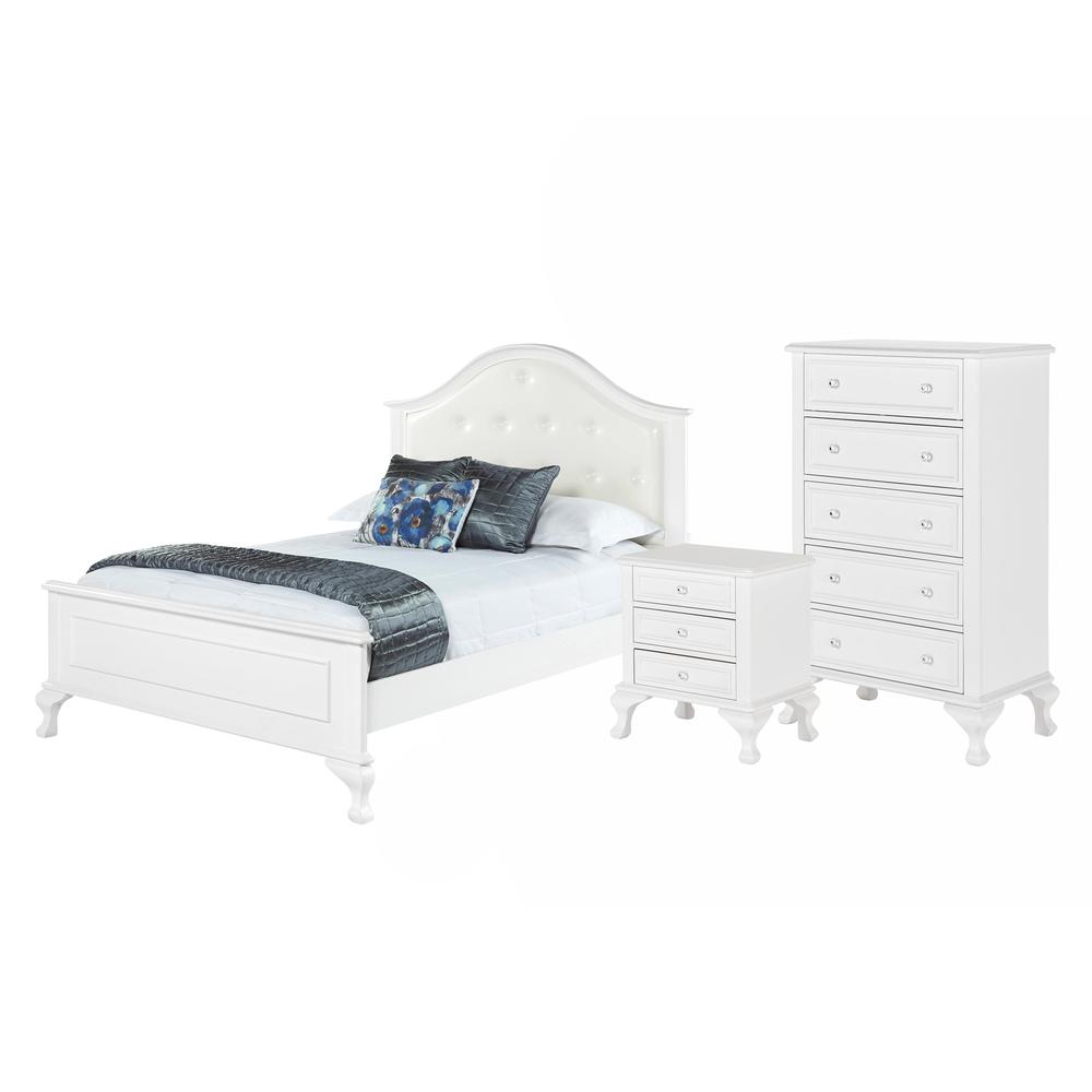 Jenna Full Panel 3PC Bedroom Set. Picture 9