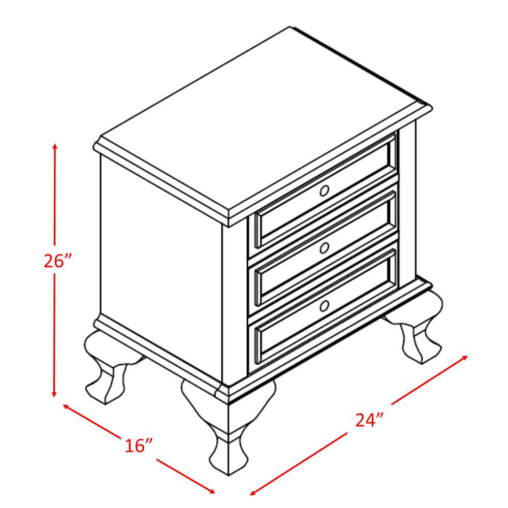 Jenna Full Panel 3PC Bedroom Set. Picture 16