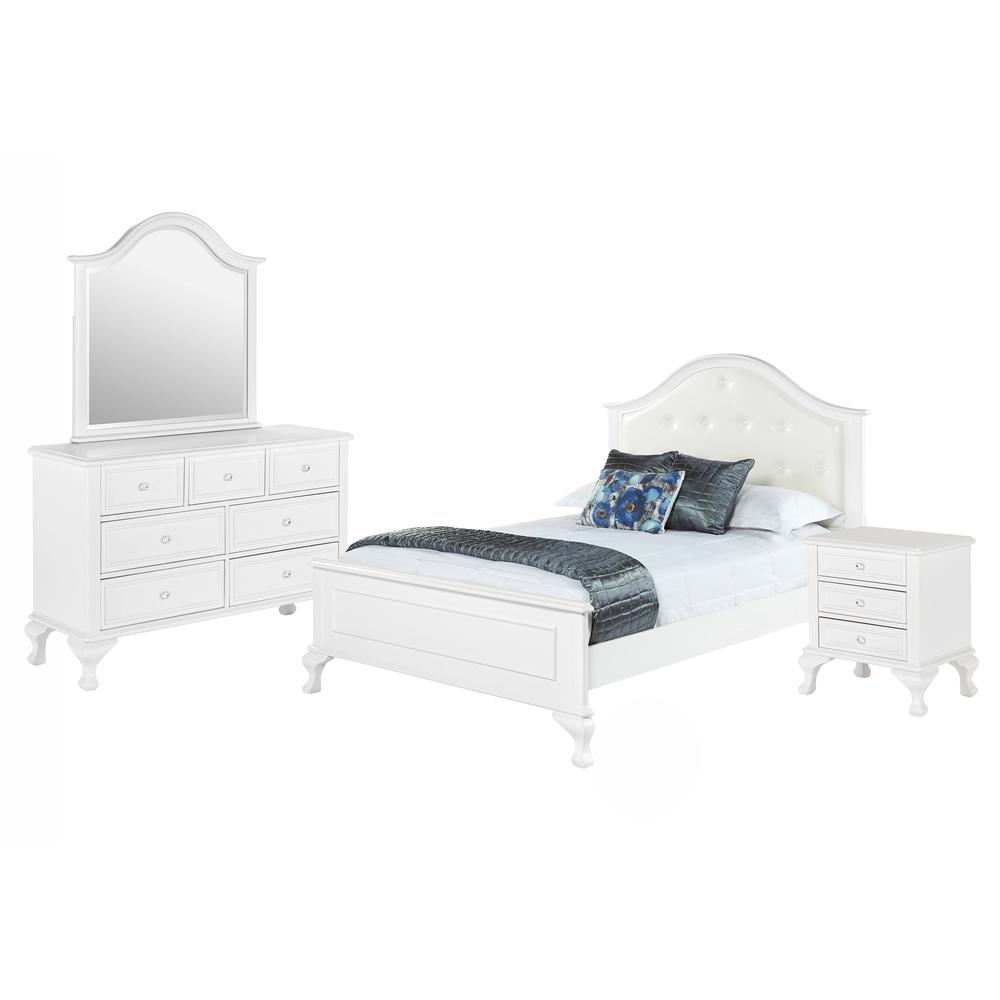 Jenna Full Panel 4PC Bedroom Set. Picture 9
