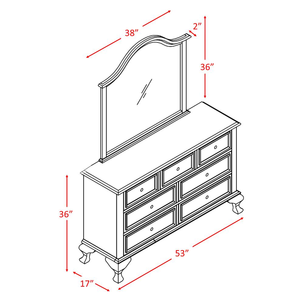 Jenna Full Panel 4PC Bedroom Set. Picture 15