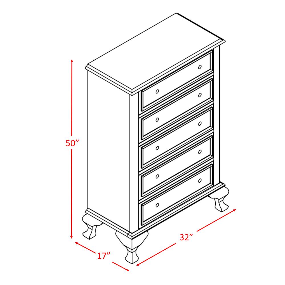Jenna Full Panel 6PC Bedroom Set. Picture 20