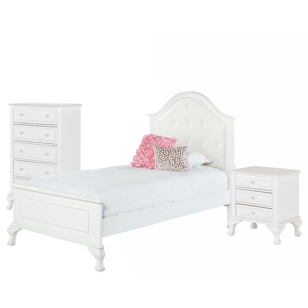 Jenna Twin Panel 3PC Bedroom Set. Picture 10