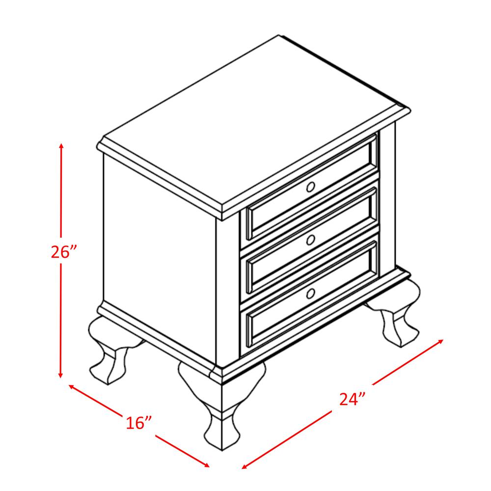 Jenna Twin Panel 3PC Bedroom Set. Picture 18