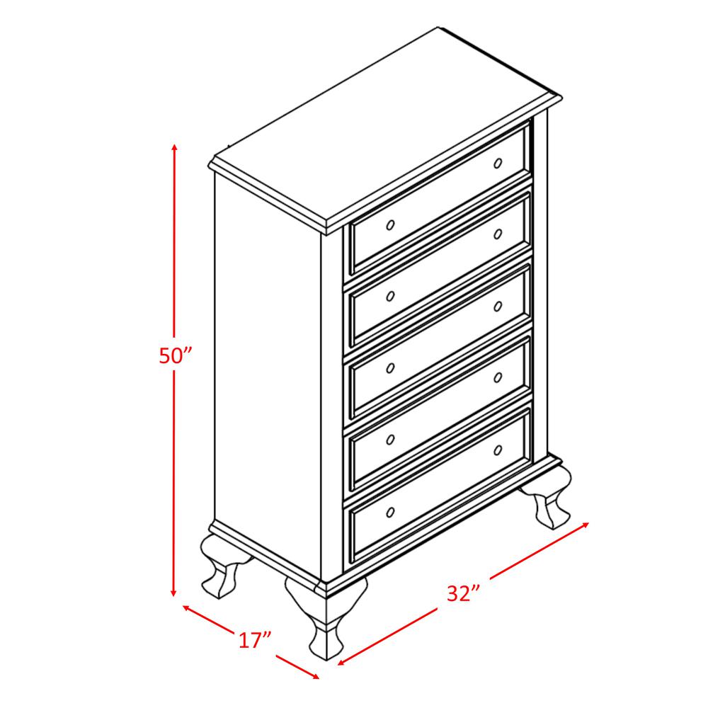 Jenna Twin Panel w/ Trundle 5PC Bedroom Set. Picture 13