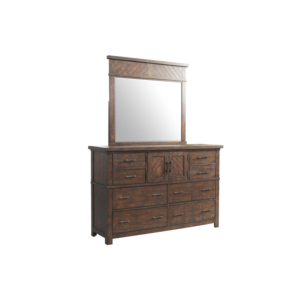 Dex Dresser & Mirror Set. Picture 2