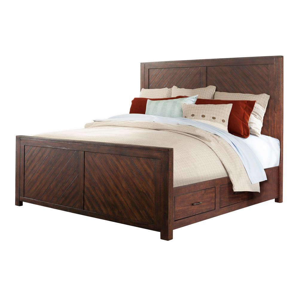 Dex King Platform Storage Bed. Picture 1