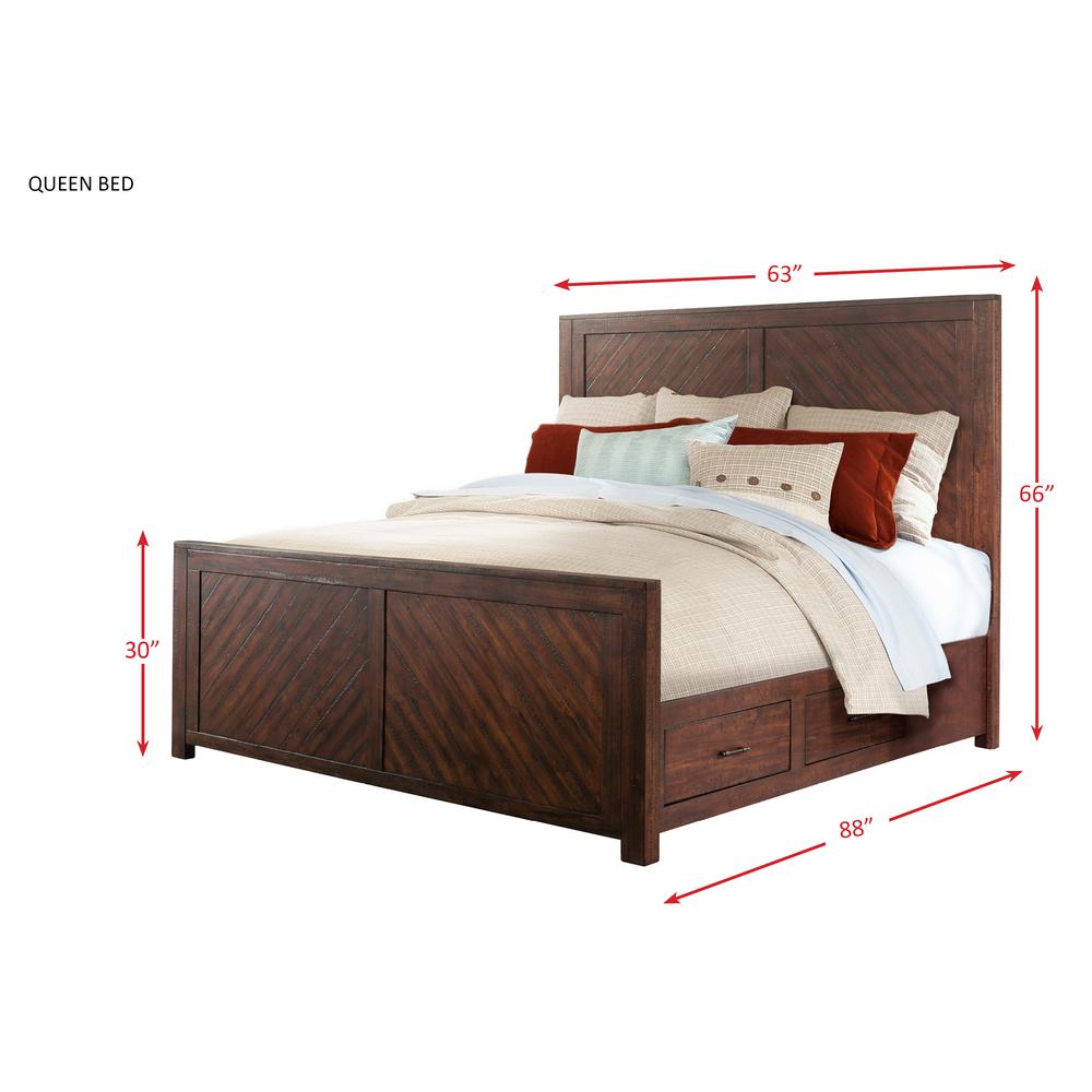 Dex Queen Platform Storage Bed. Picture 59