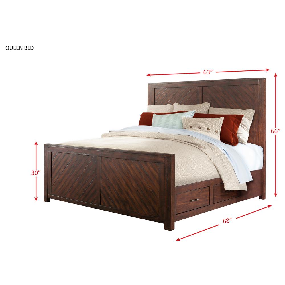 Dex Queen Platform Storage Bed. Picture 69