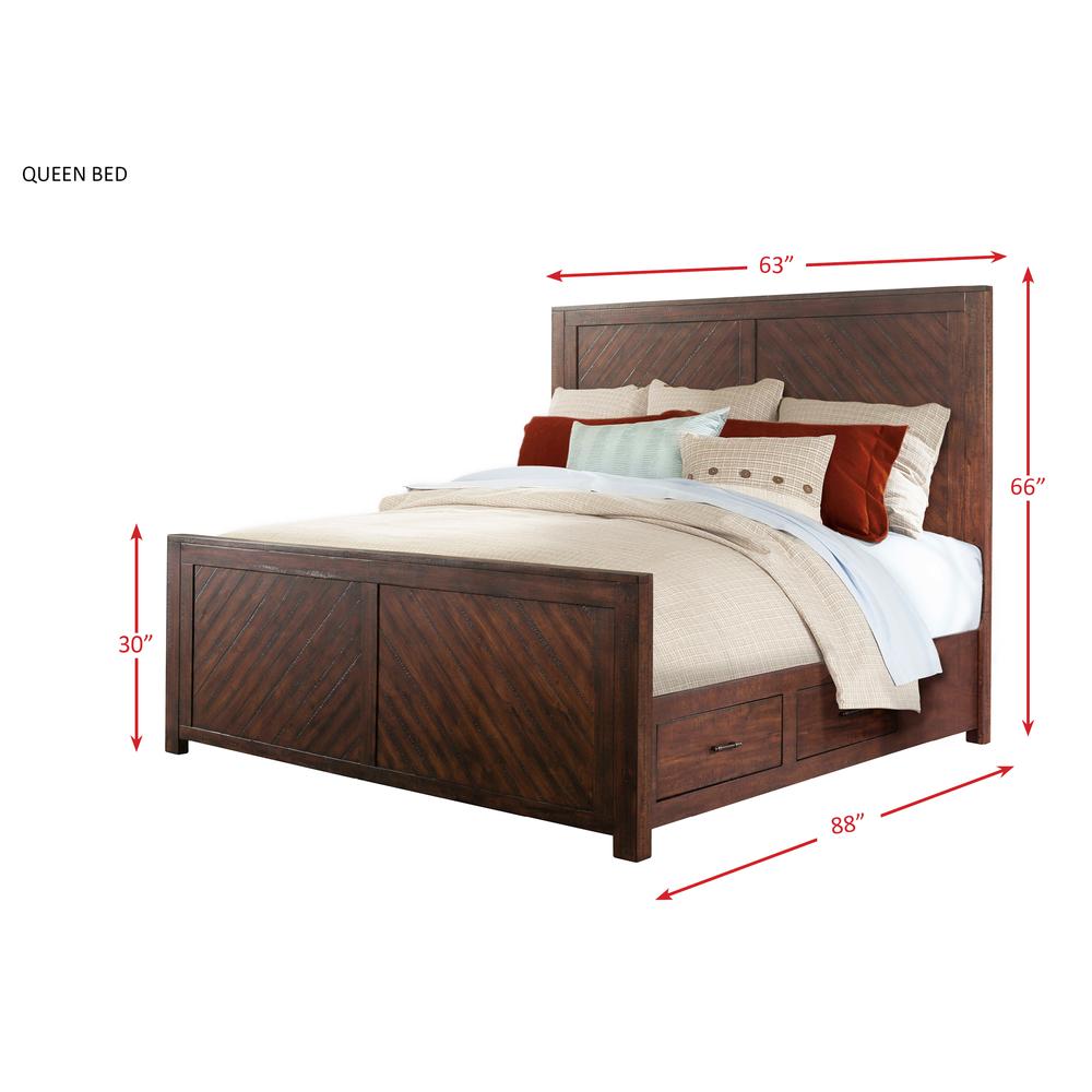 Dex Queen Platform Storage Bed. Picture 82