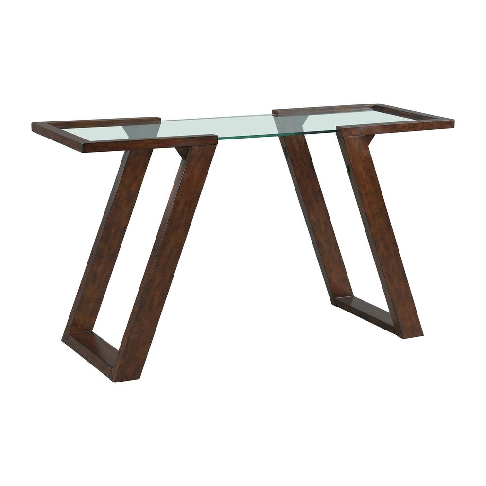 Picket House Furnishings Kai Sofa Table in Dark Espresso. Picture 3