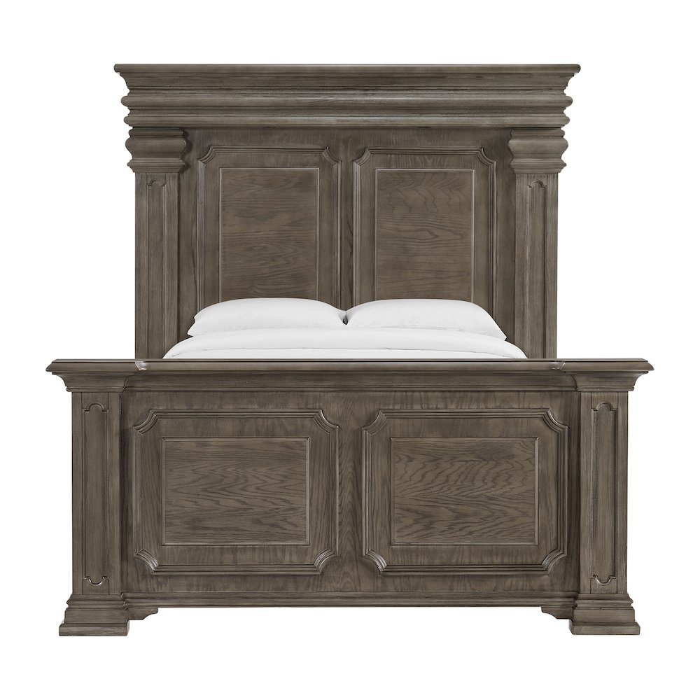 Paterson  Queen Bed in Grey. Picture 3
