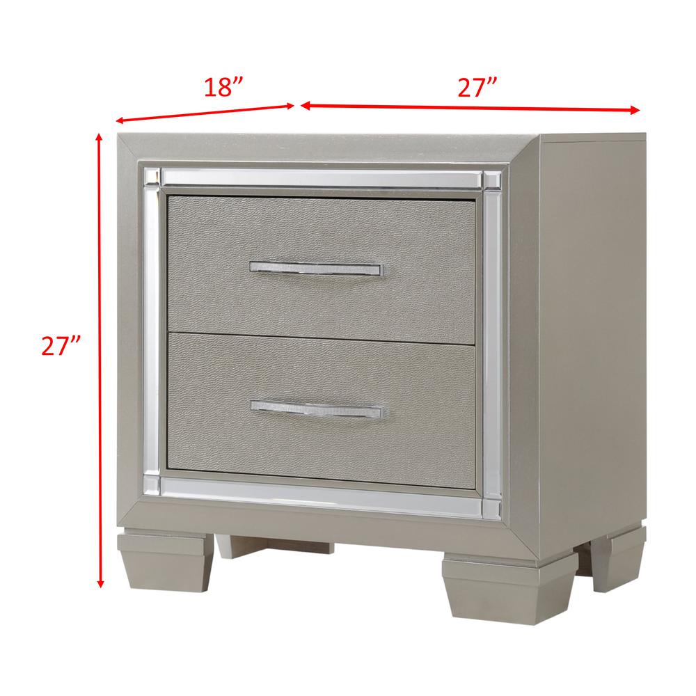 Glamour King Platform Storage  3PC Bedroom Set. Picture 26