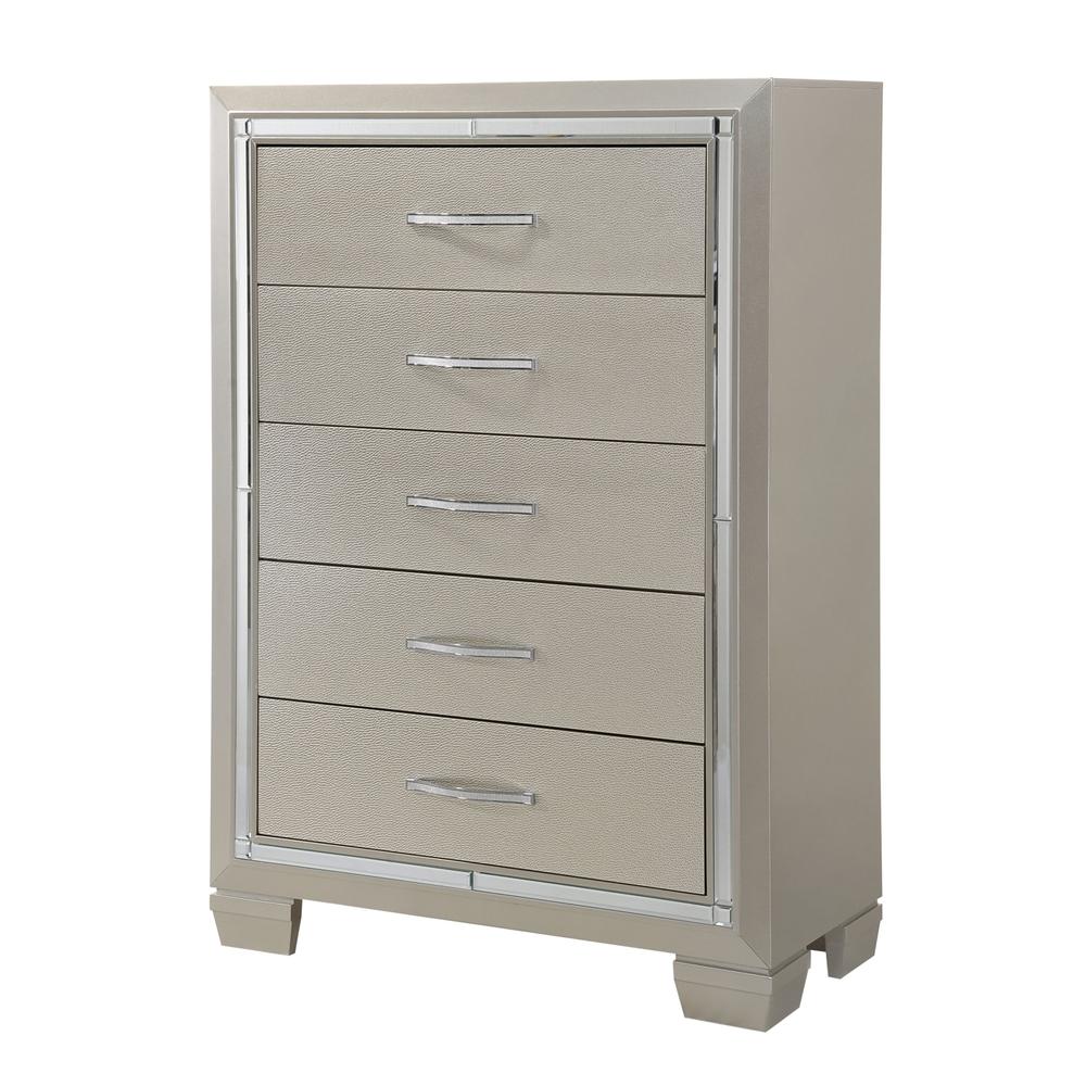 Glamour Queen Platform Storage  3PC Bedroom Set. Picture 31