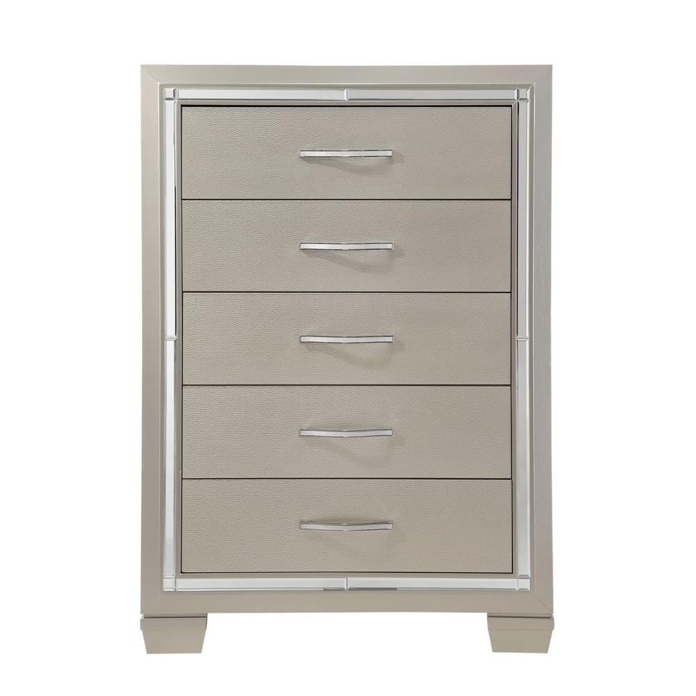 Glamour Queen Platform Storage  3PC Bedroom Set. Picture 32