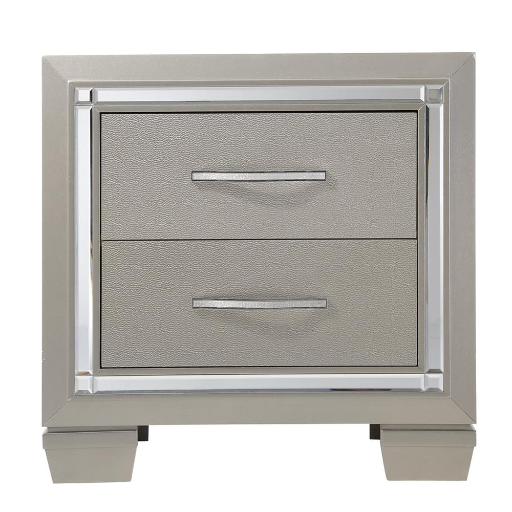 Glamour Queen Platform Storage  4PC Bedroom Set. Picture 19