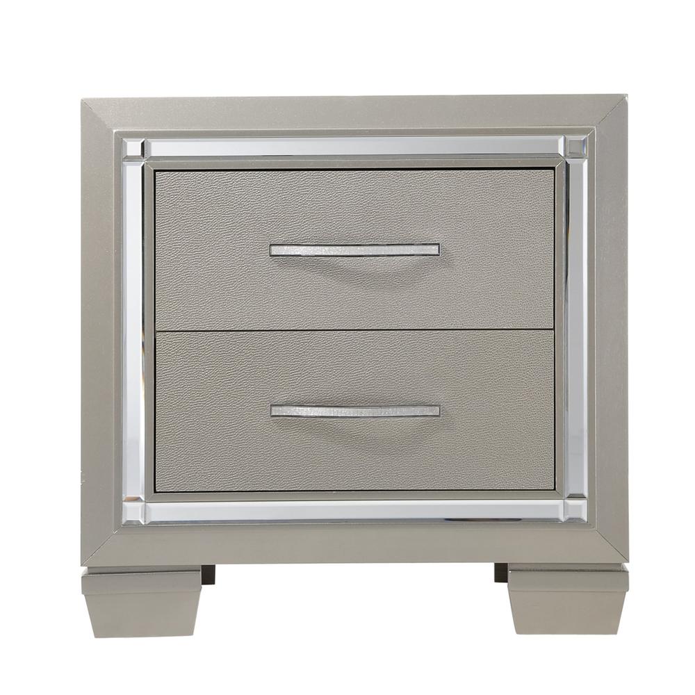 Glamour Queen Platform Storage  5PC Bedroom Set. Picture 26