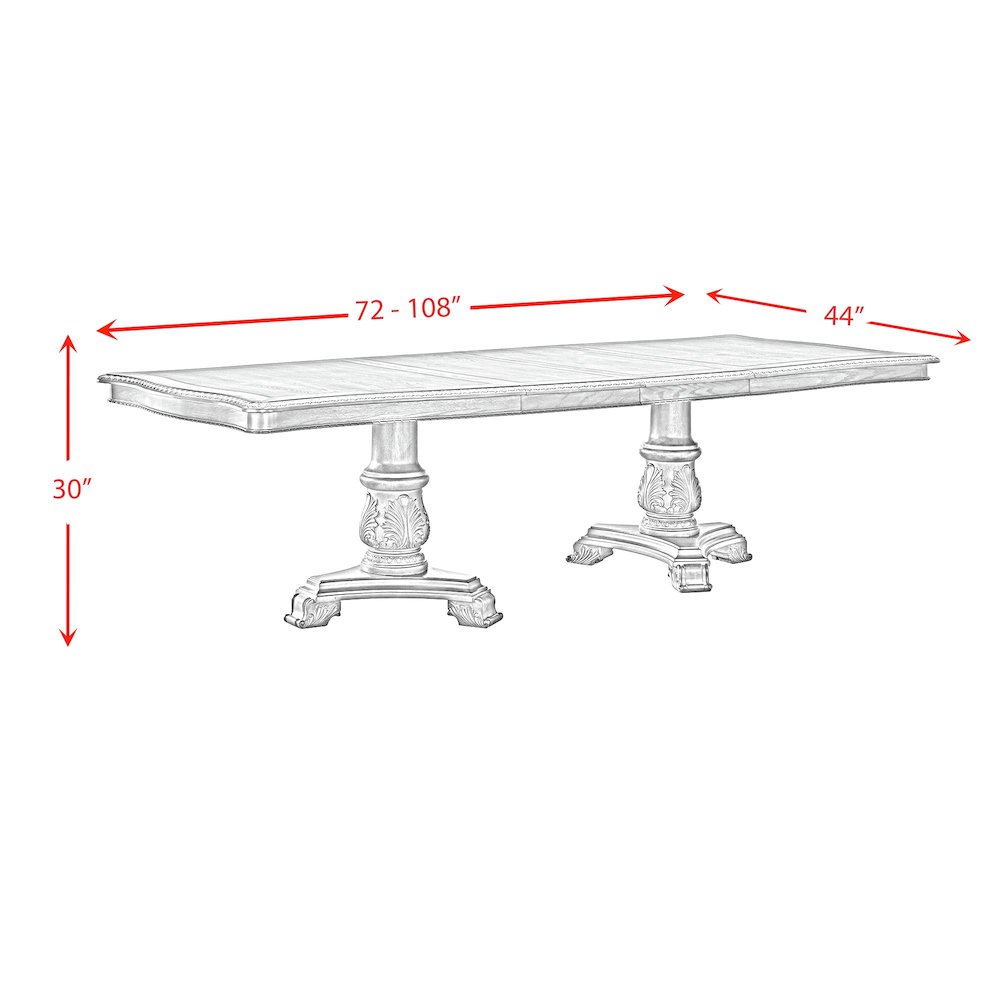 Denali 5PC Standard Height Dining Set in Walnut-Table and Four Chairs. Picture 9