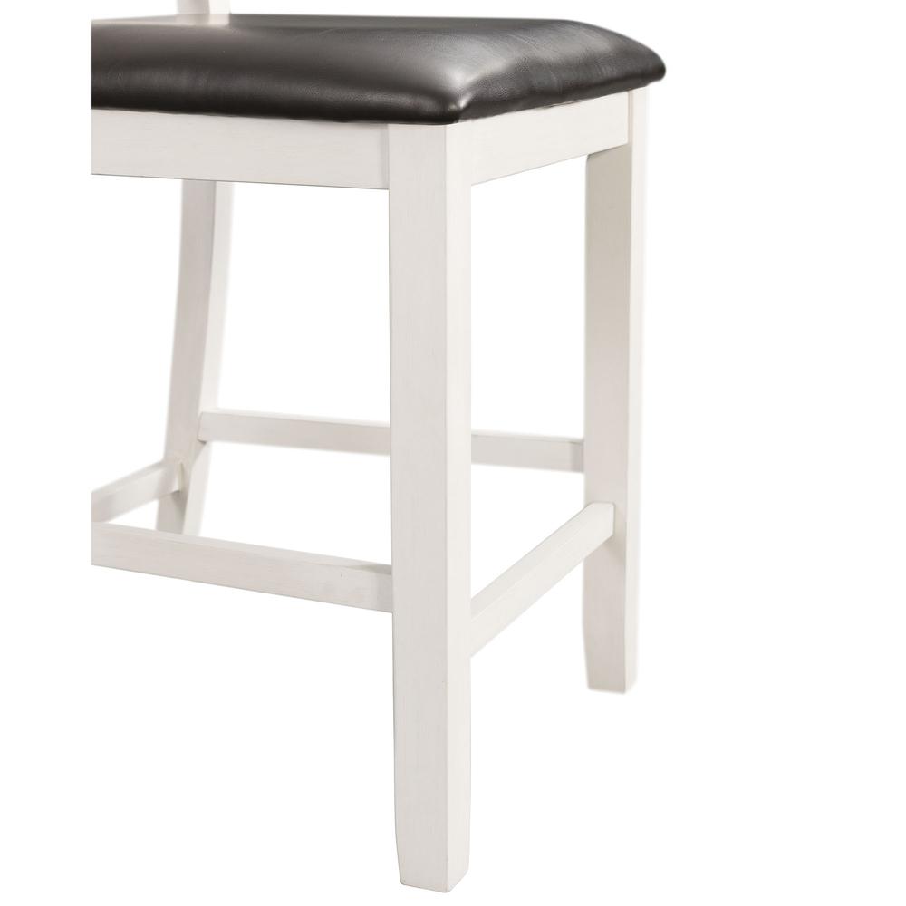 Picket House Furnishings Kona Counter Height Side Chair Set in White. Picture 8