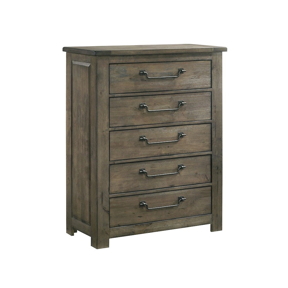 Memphis Queen Panel 3PC Bedroom Set in Grey. Picture 3