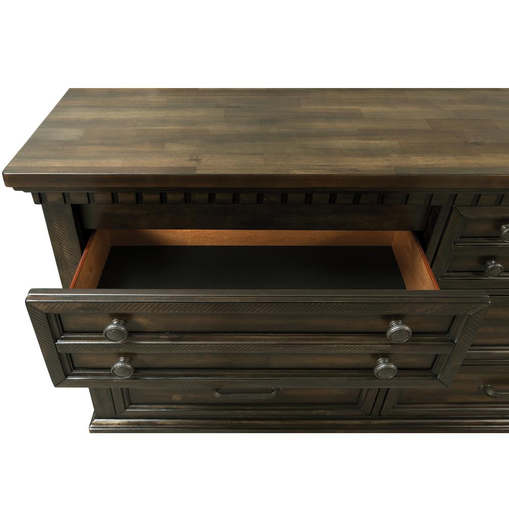 Johnny 7-Drawer Dresser with Mirror Set. Picture 11