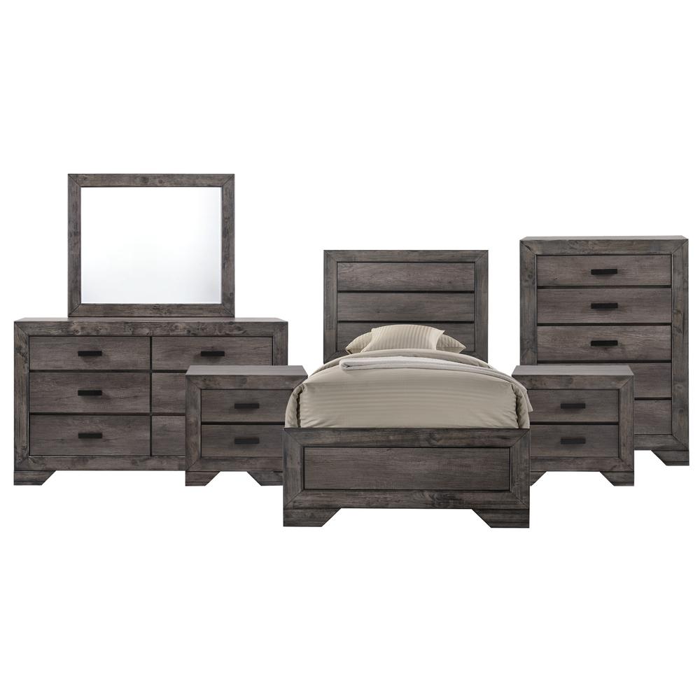 Grayson Youth Twin Panel 6PC Bedroom Set. Picture 1