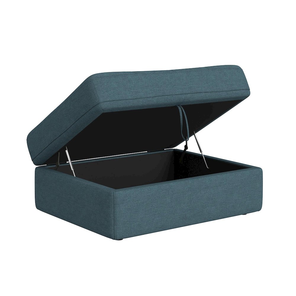 Options One 7PC Living Room Set in Palmer Plus Teal. Picture 5