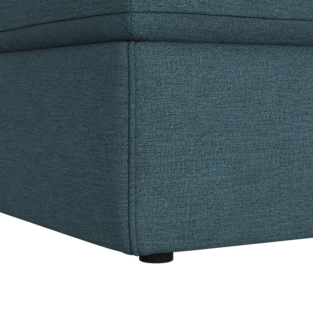 Options One 7PC Living Room Set in Palmer Plus Teal. Picture 11