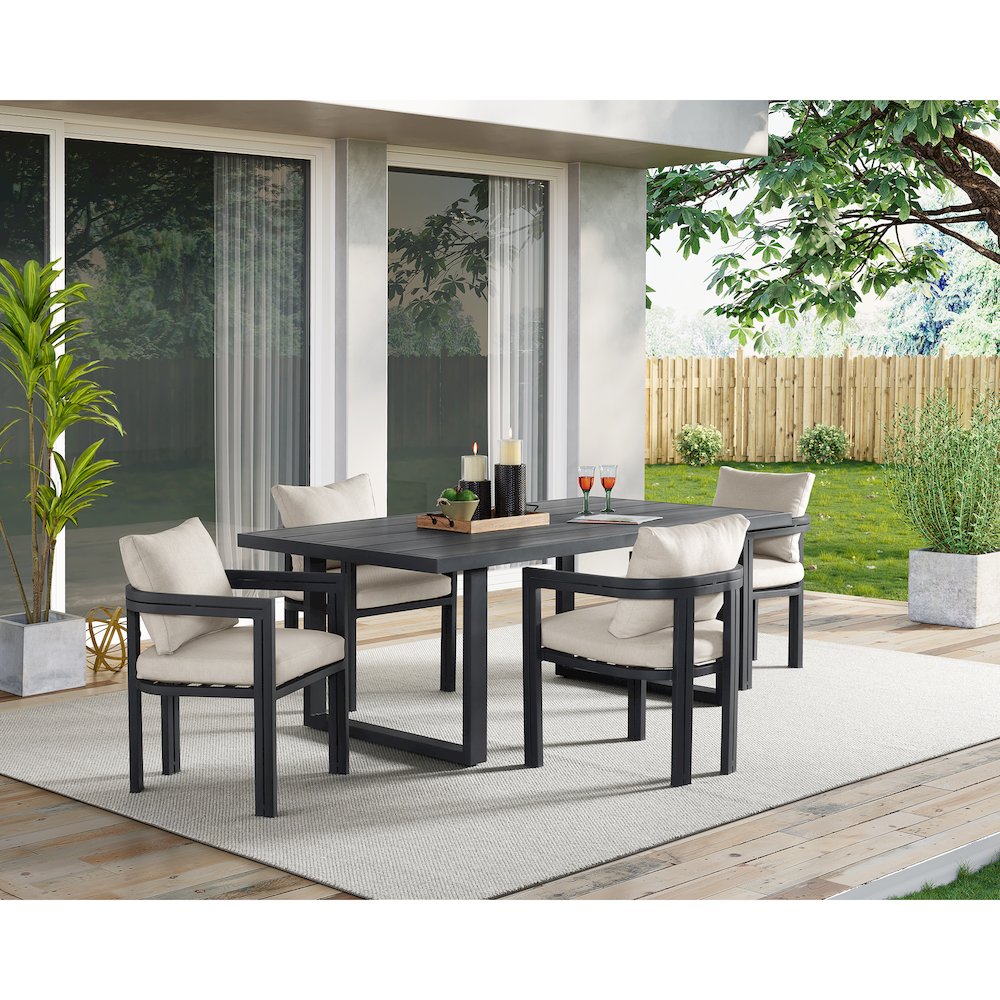 Playa Dining Table - Dark Grey. Picture 7